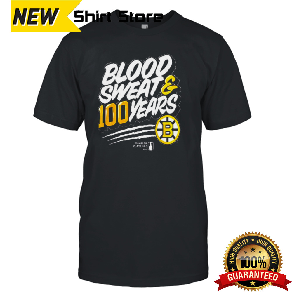 Boston Bruins 2024 Stanley Cup Playoffs Slogan T-Shirt