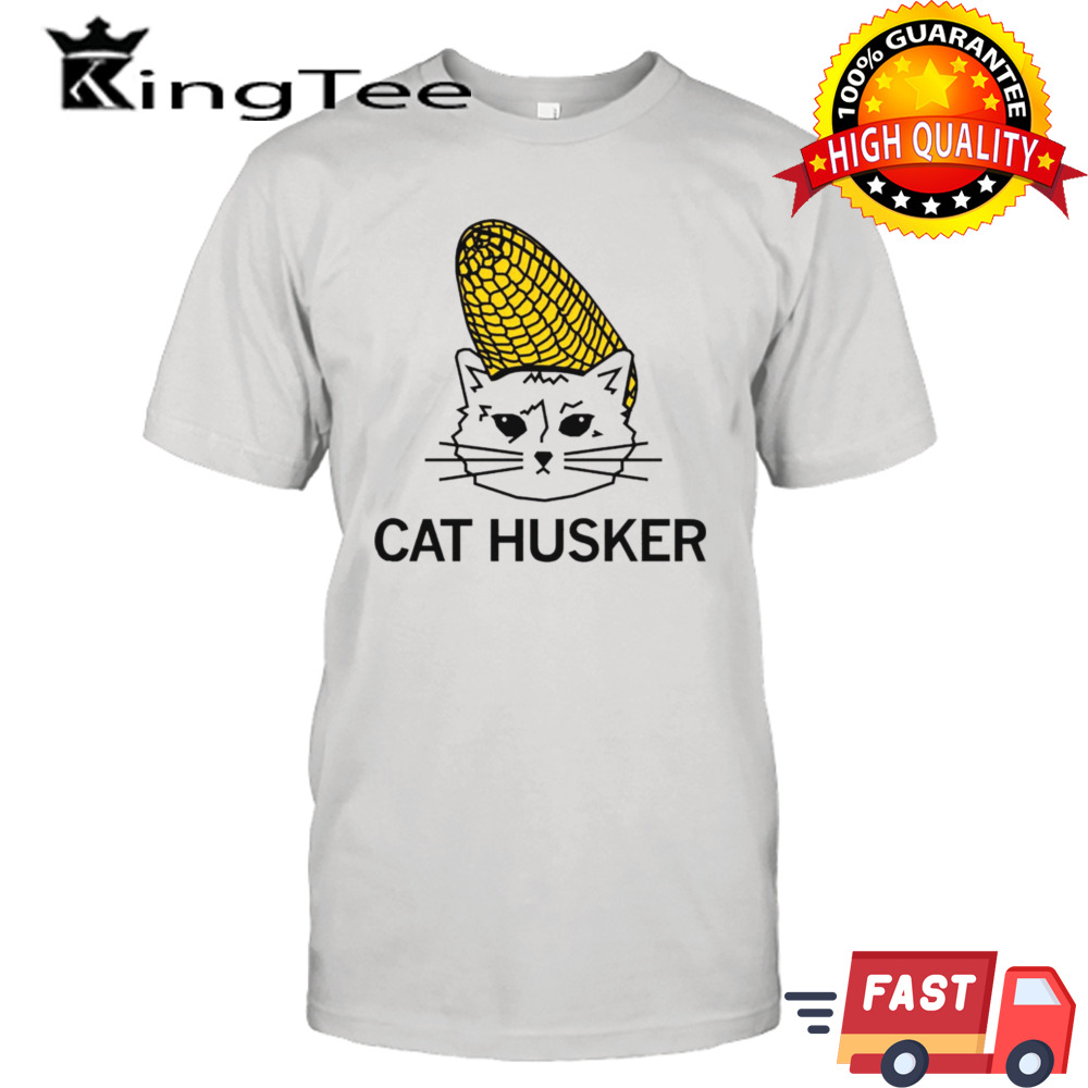 Cat husker corn shirt