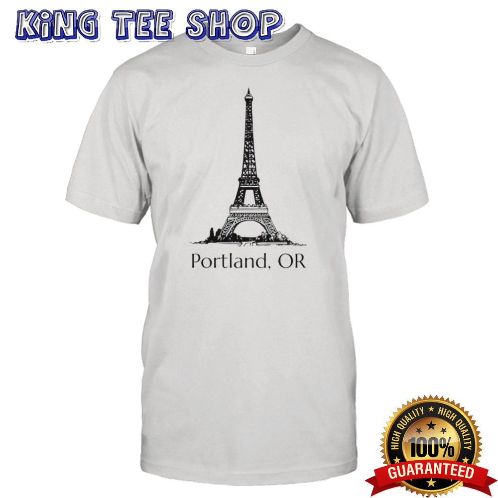 Eiffel Tower Portland Or Tee