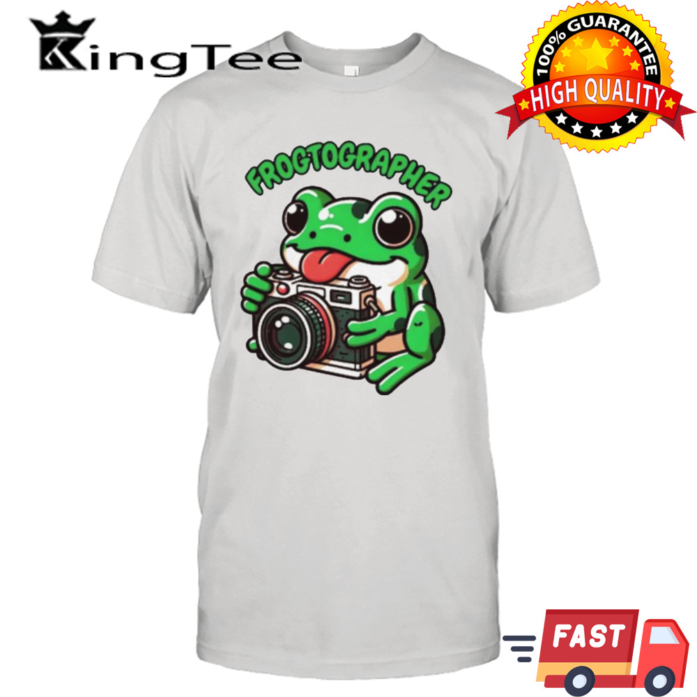 Frog photographer shirt