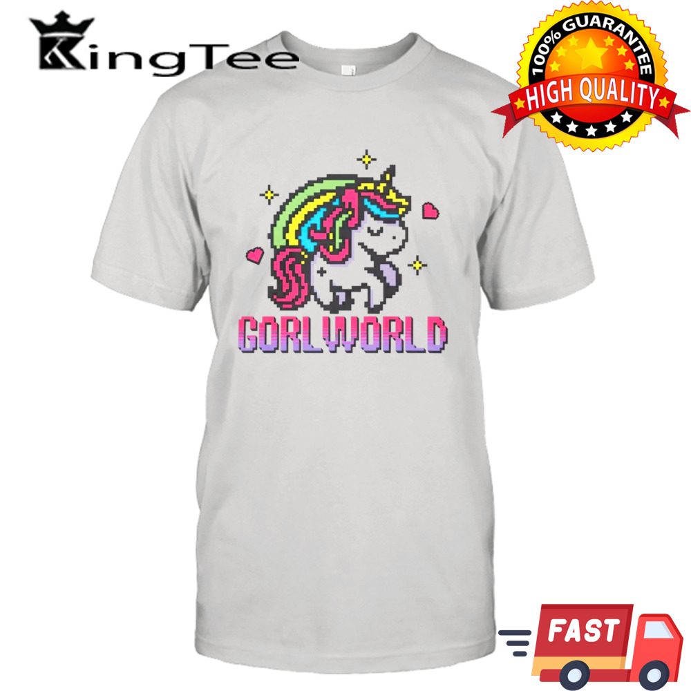 Gorl world Unicorn shirt