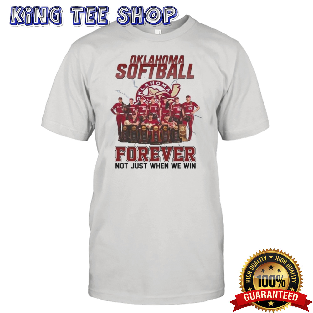 Oklahoma Sooners Forever Fan Not Just When We Win 2024 Tee