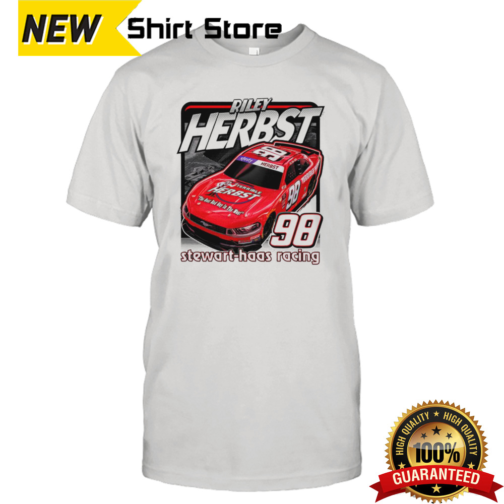 Riley Herbst 2024 Terrible Herbst Stewart-Haas Racing shirt