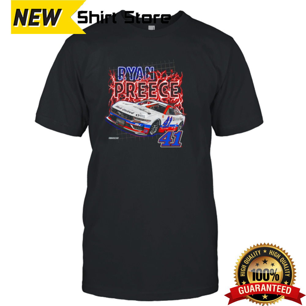 Ryan Preece 2024 United Rentals Stewart-Haas Racing shirt