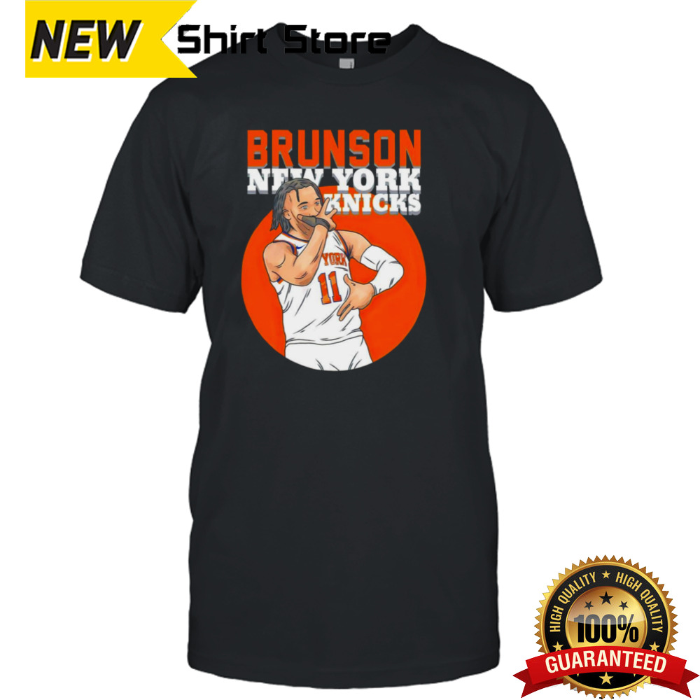 Brunson New York Knicks cartoon shirt