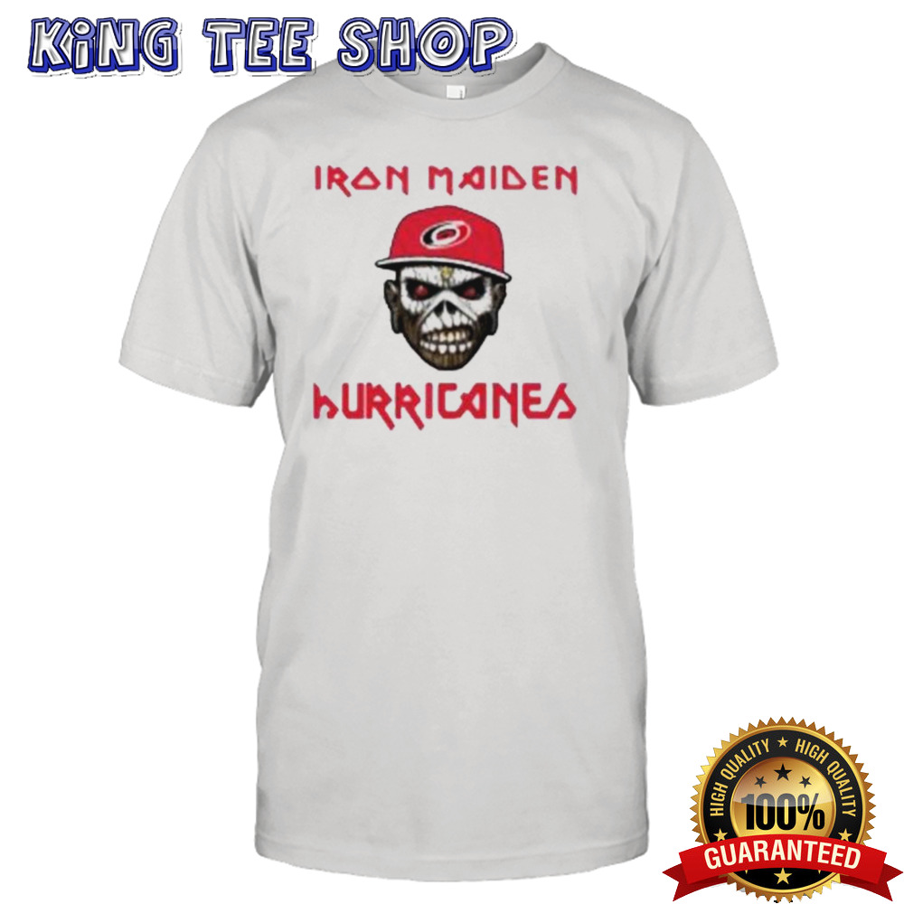 Carolina Hurricanes Iron Maiden Rock Band Tee