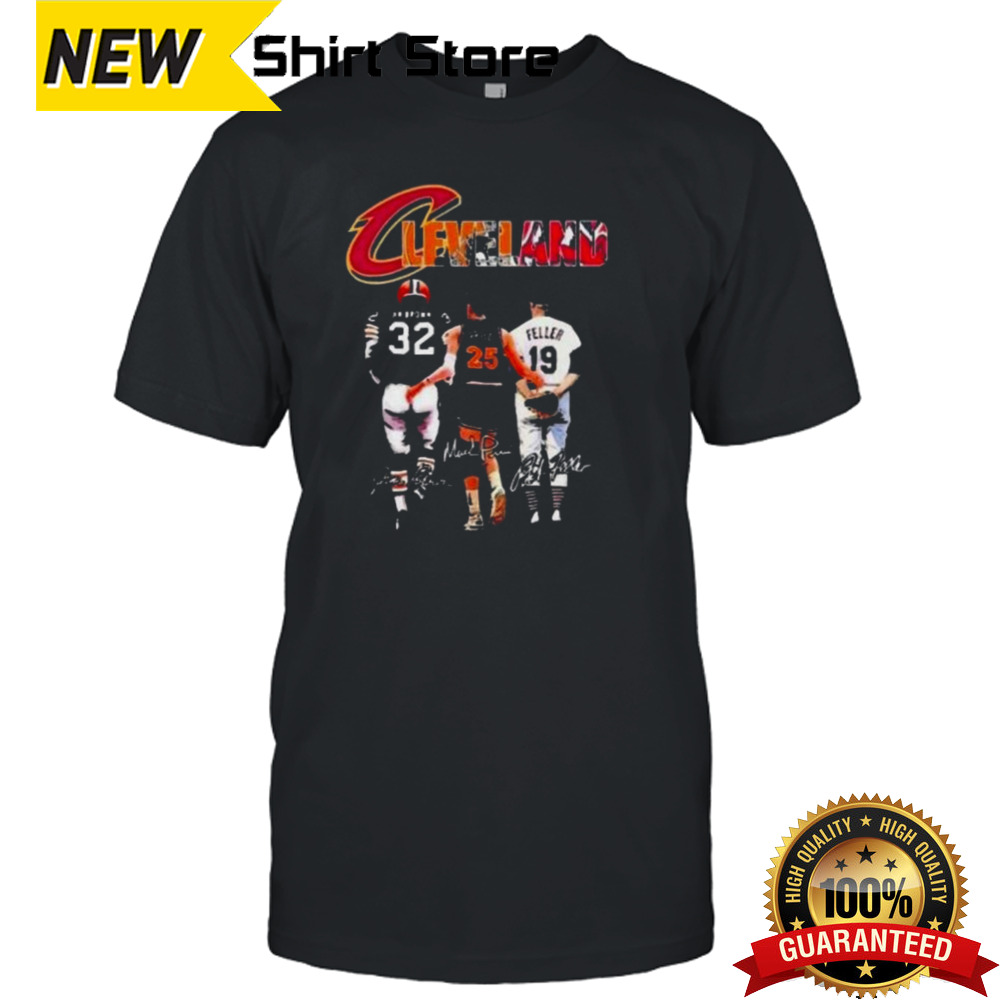 Cleveland Sports Teams Jim Brown Price And Feller Signatures shirt