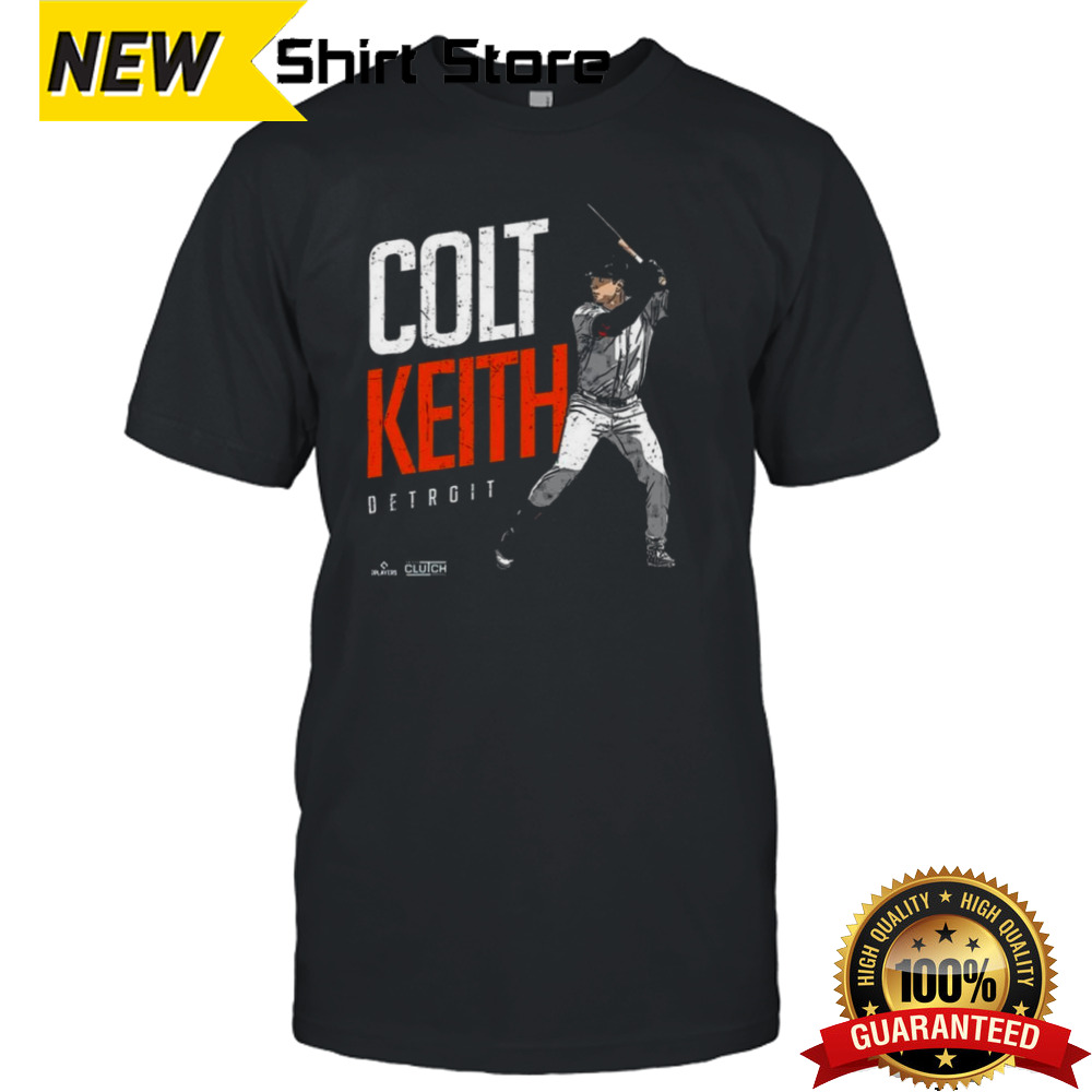 Colt Keith Player Detroit Tigers Baseball T-shirt