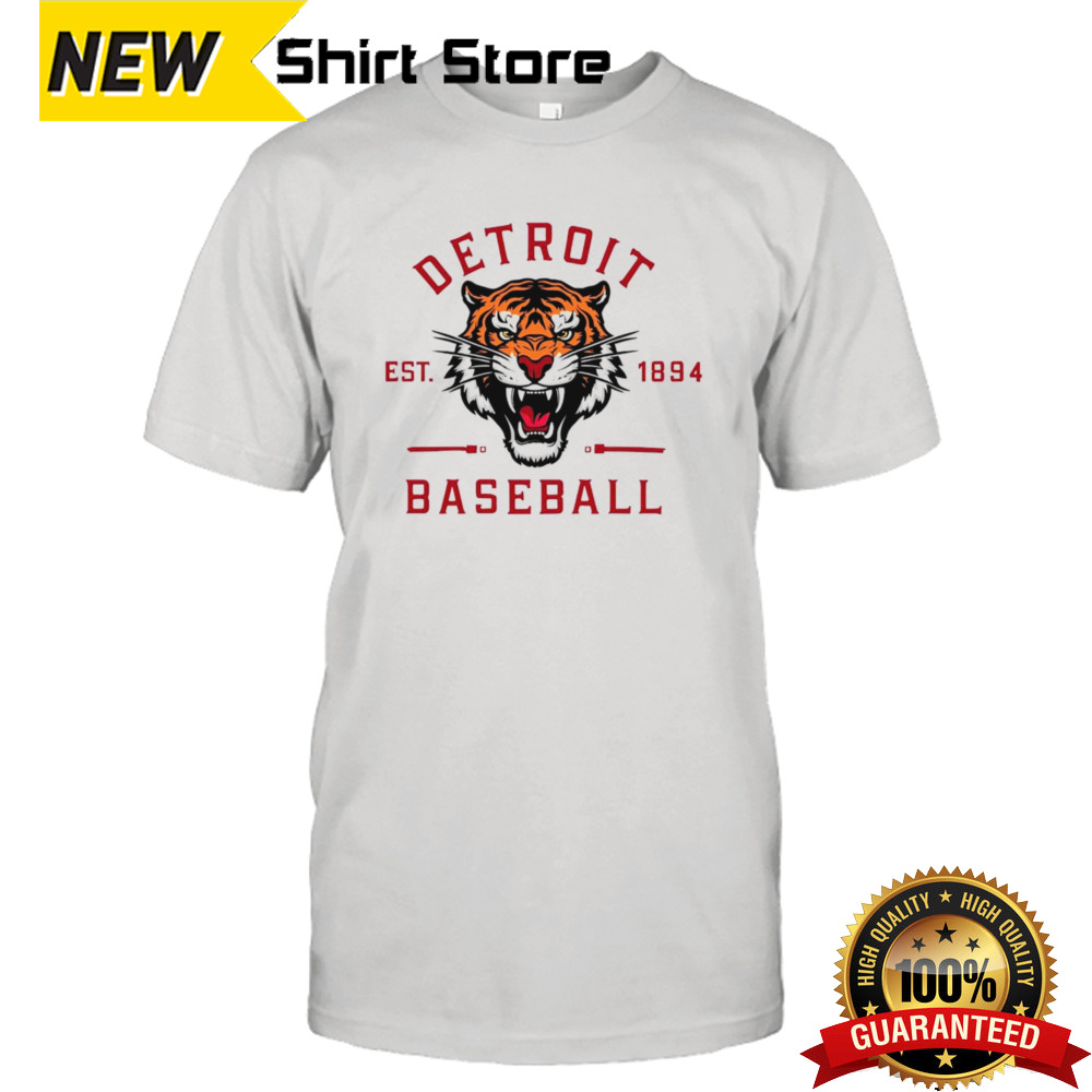 Detroit Baseball 1894 Tiger Head shirt