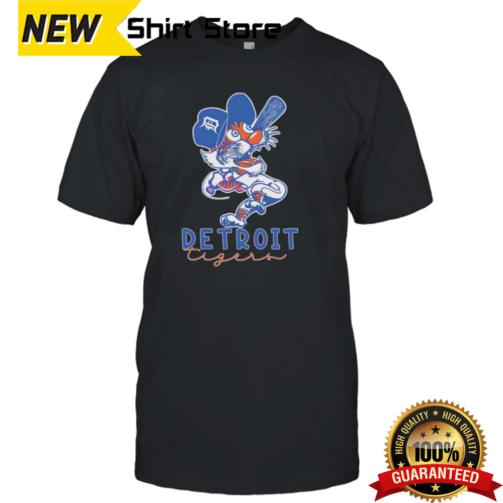 Detroit Tigers mascot retro shirt