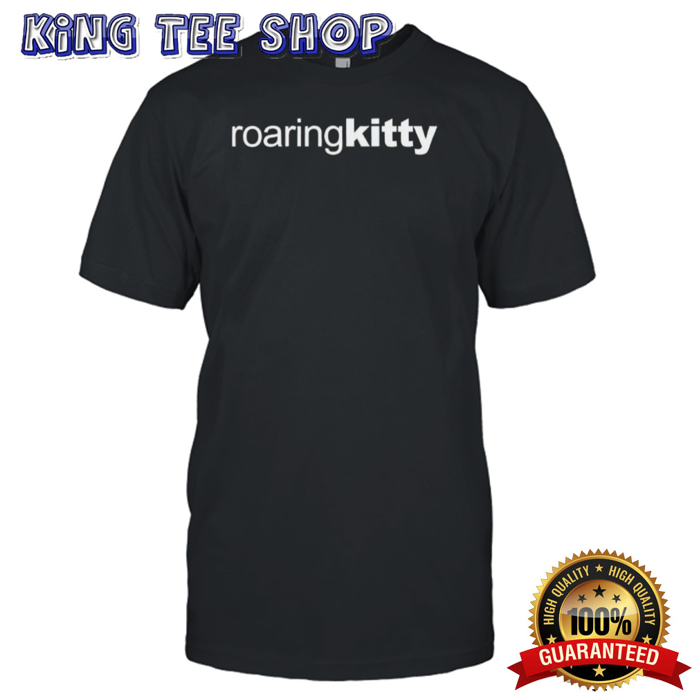 Keith Gill Wearing Roaring Kitty Tee