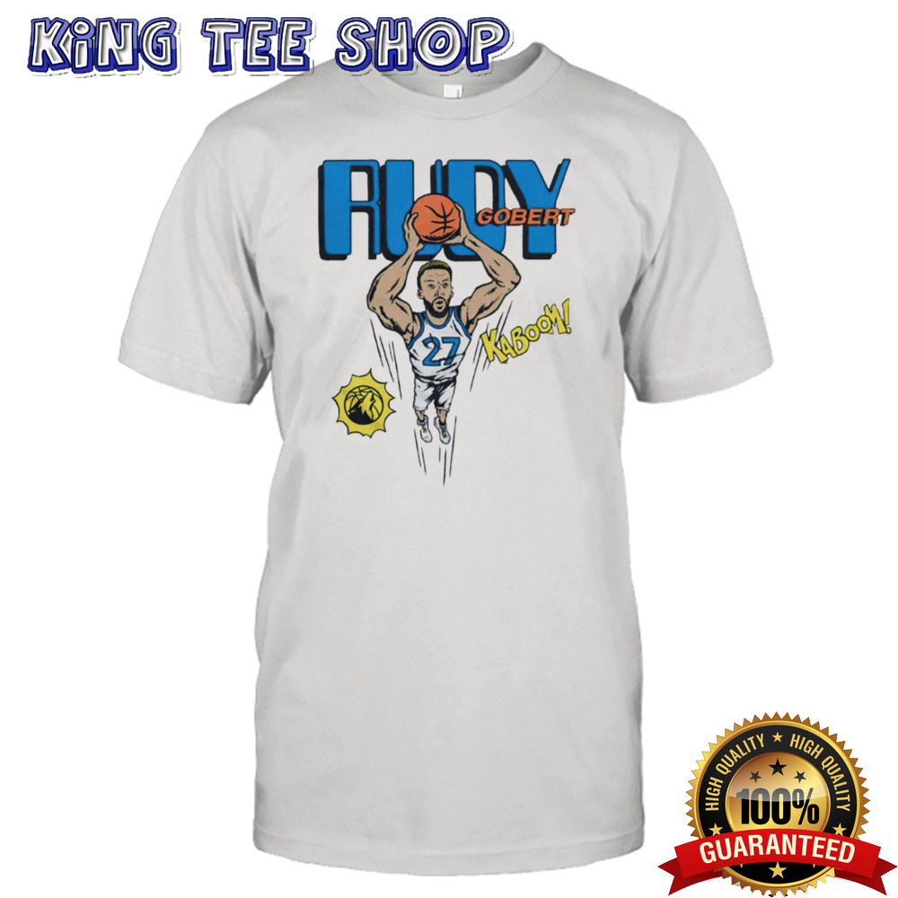 Minnesota Timberwolves Rudy Gobert Comic Book Tee