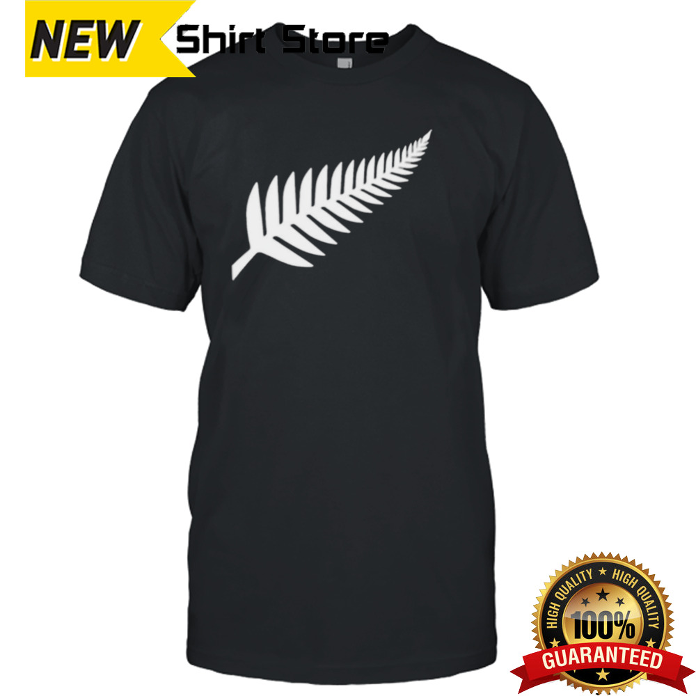 New Zealand Fern Icon Nz Black Proud Kiwi Shirt