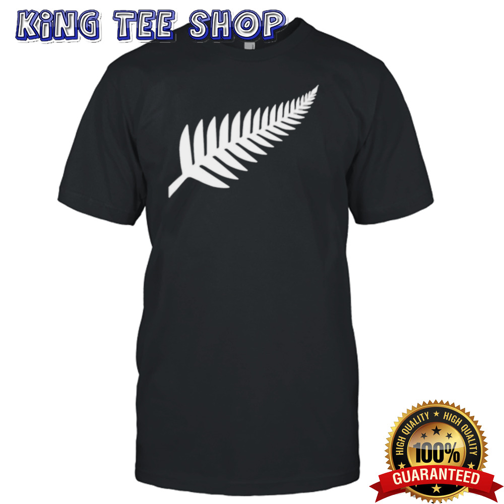 New Zealand Fern Icon Nz Black Proud Kiwi Tee