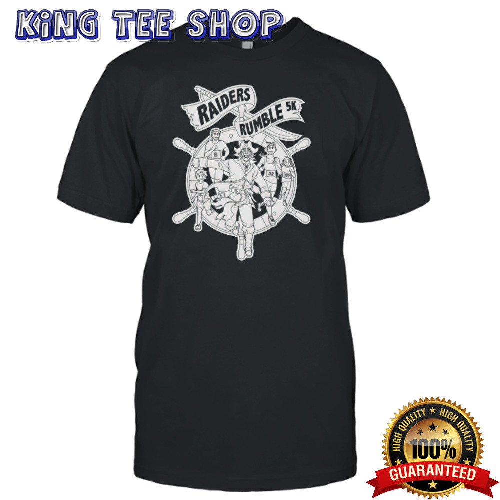 Raiders Rumble 5k shirt