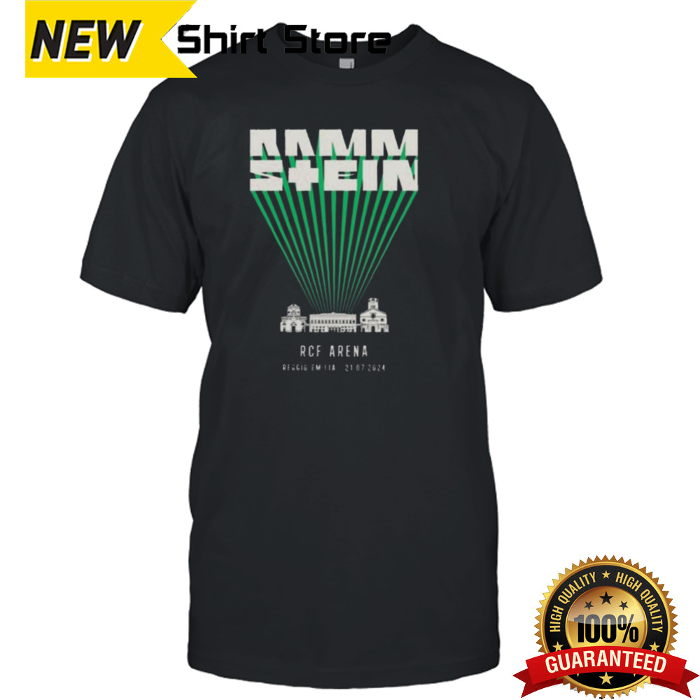 Rammstein Europe Stadium Tour RCF Arena, Reggio Emilia 2024 Event shirt