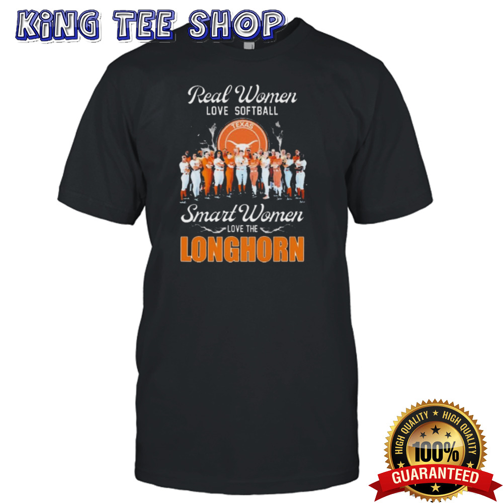 Real Women Love Softball Smart Women Love The Longhorns 2024 shirt