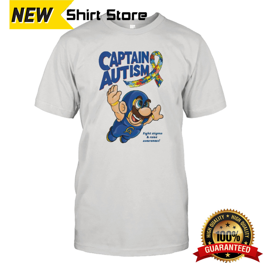 Captain Autism Super Captain autism shirt