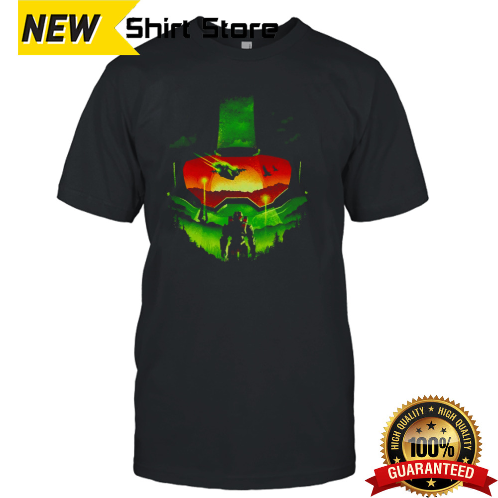 Chief from Halo Infinite Landscape shirt