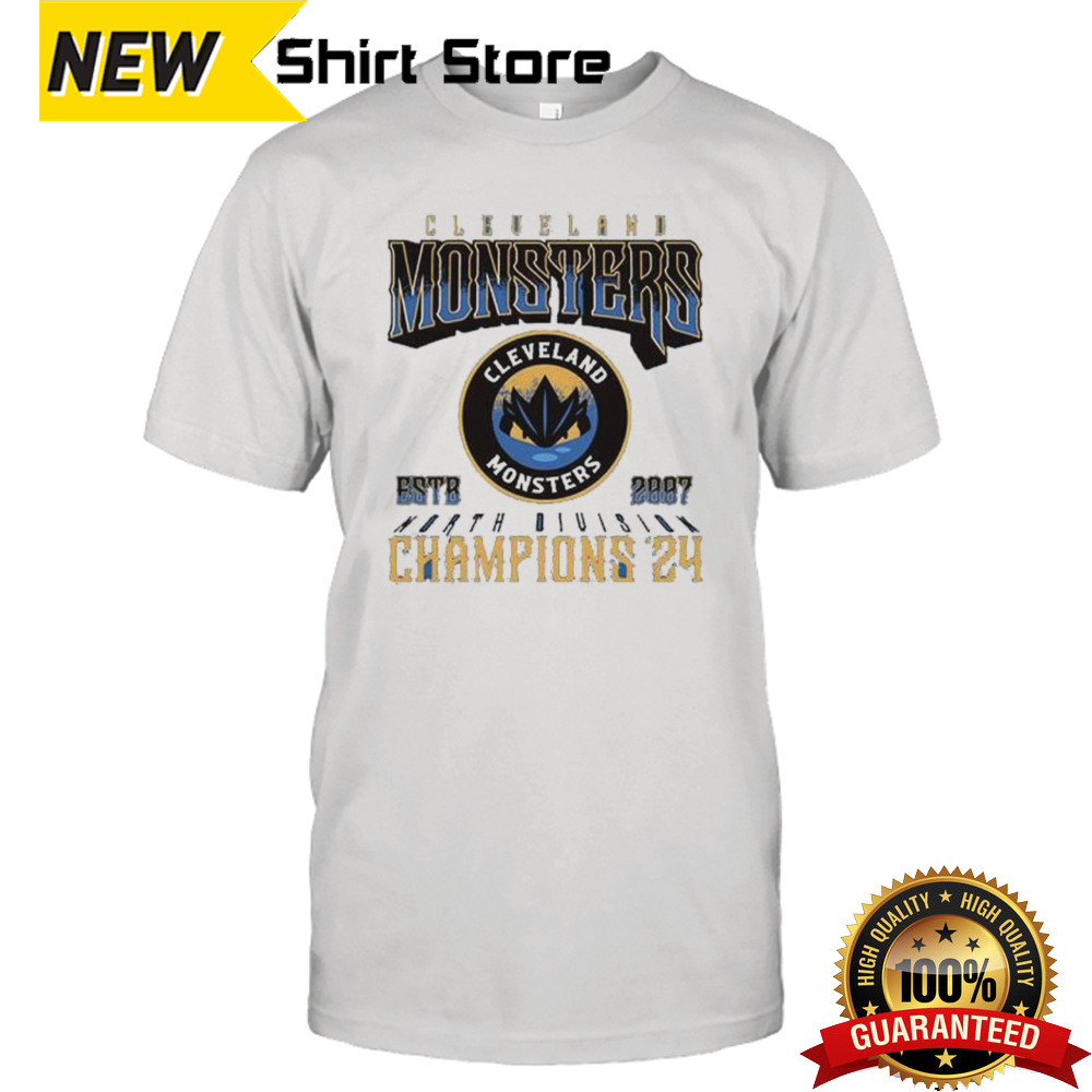 Cleveland Monsters Lake Blue Division Champions 2024 shirt