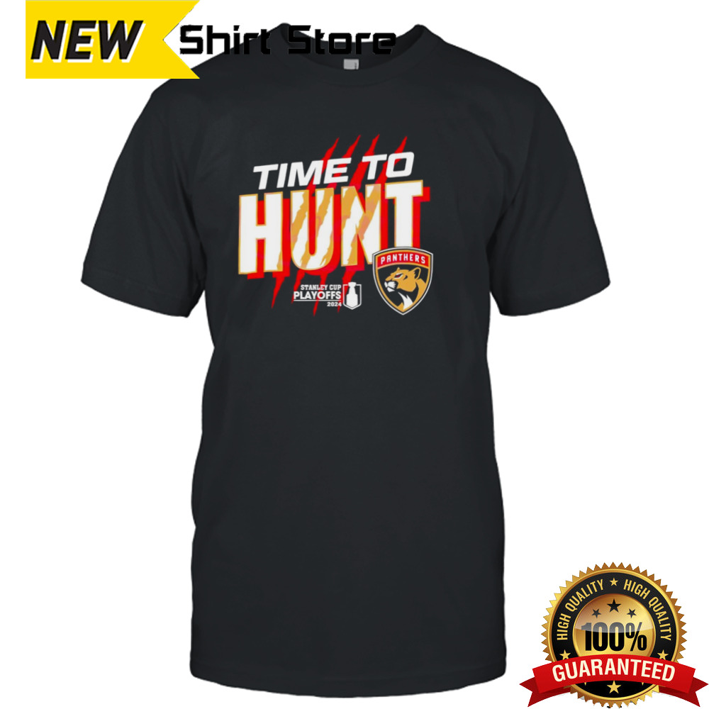 Florida Panthers time to hunt 2024 Stanley Cup Playoffs shirt