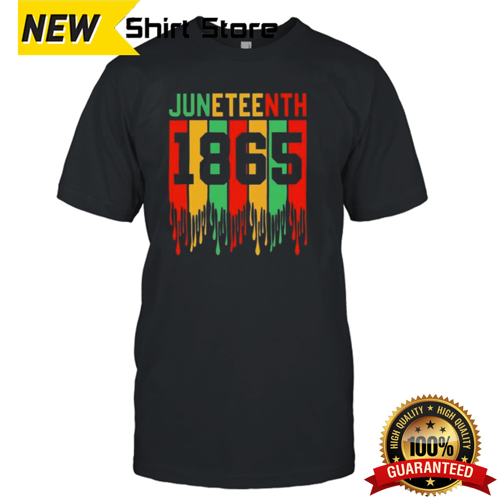 Juneteenth 1865 Black History Month African American Heritage shirt