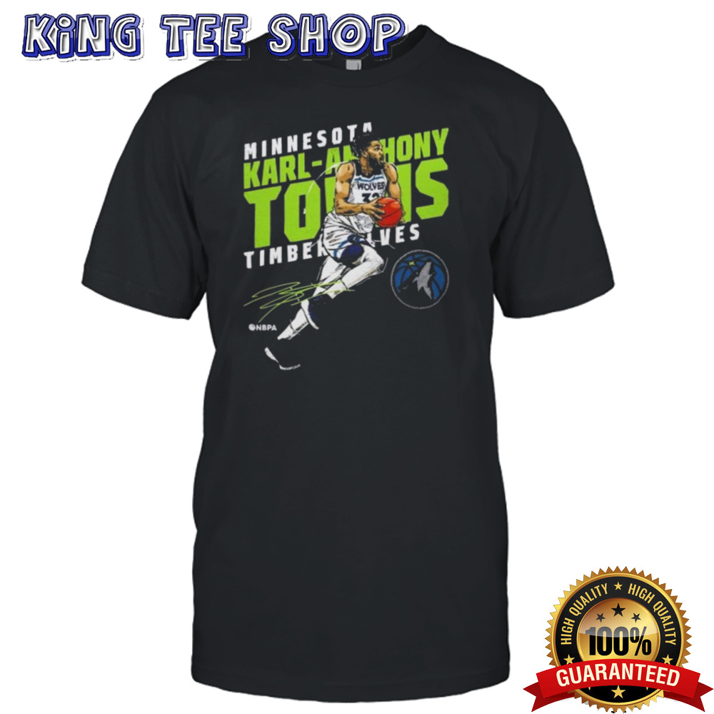 Karl-Anthony Towns Minnesota Timberwolves Slant Shirt