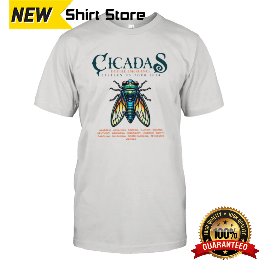 Cicadas Double Emergence Eastern US Tour 2024 shirt