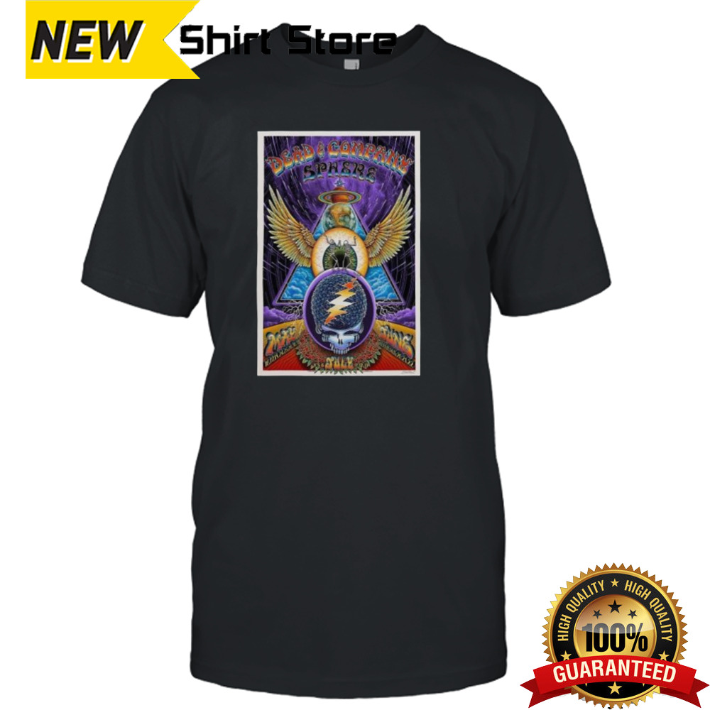 Dead and Company Sphere 2024 May June July Tour Poster shirt