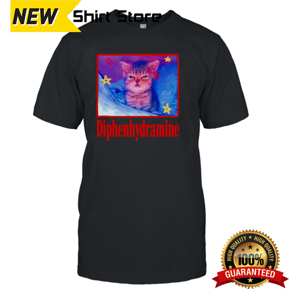 Diphenhydramine cat shirt