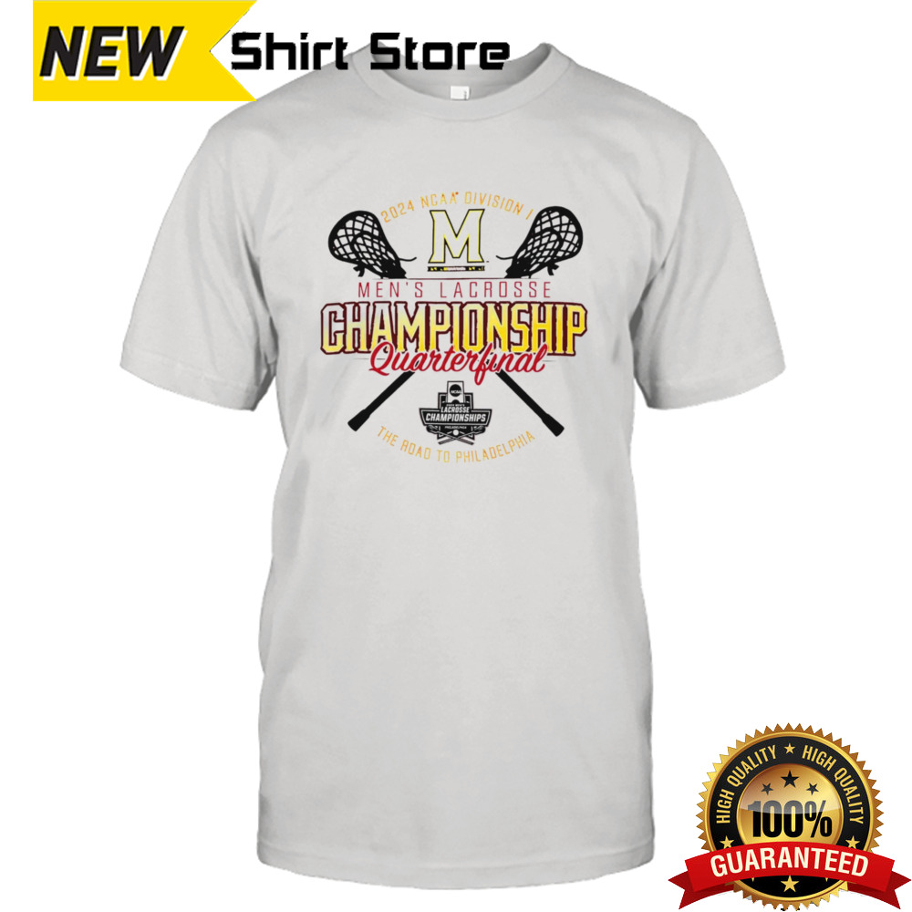 Maryland Terrapins 2024 NCAA Division I Men’s Lacrosse Championship Quarterfinal shirt