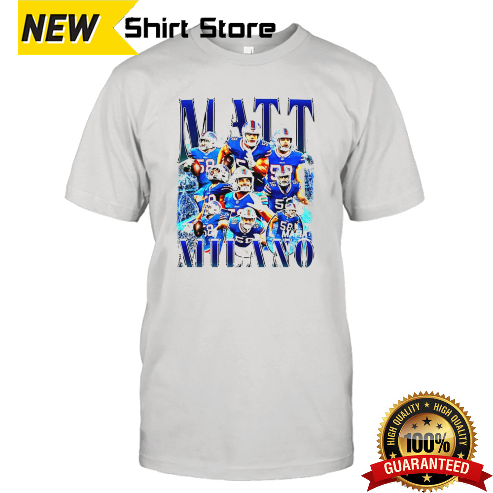 Matt Milano Buffalo Bills 2024 shirt