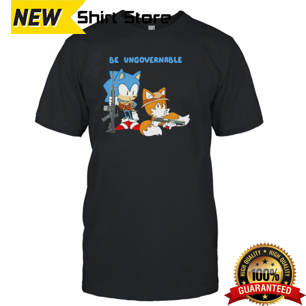 Sonic be ungovernable shirt