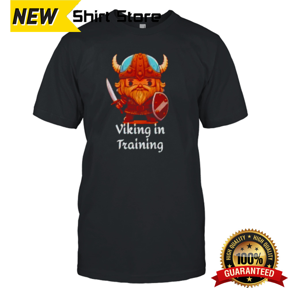 Viking in training shirt