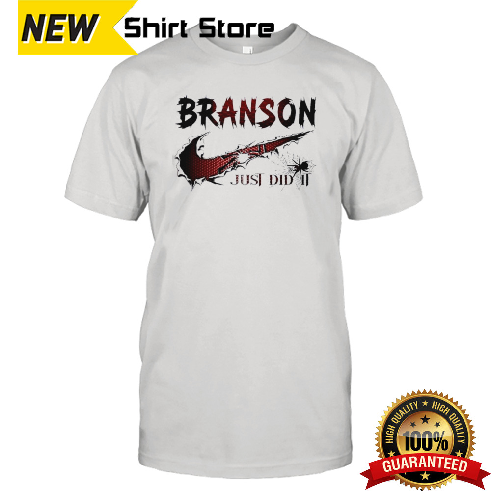 Branson Nike Just Did It shirt