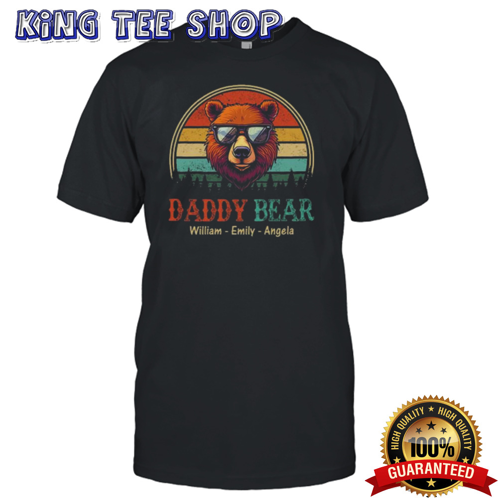 Daddy Bear William Emily Angela Vintage T-shirt