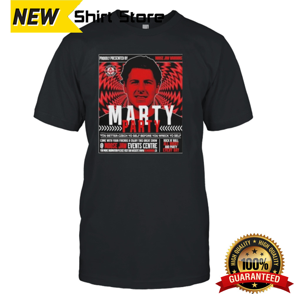 Moose Jaw Warriors Marty Party Shirt