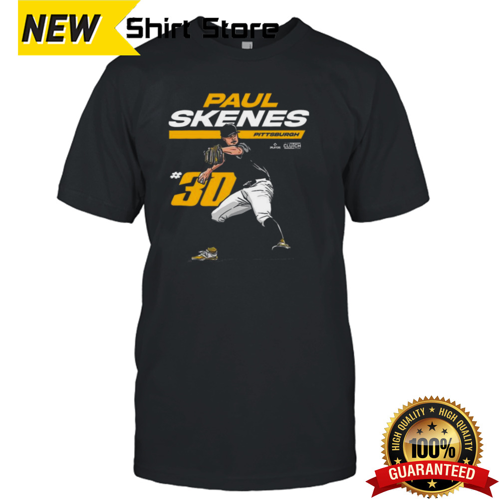 Paul Skenes #30 Player Pittsburgh Pirates Baseball Shirt