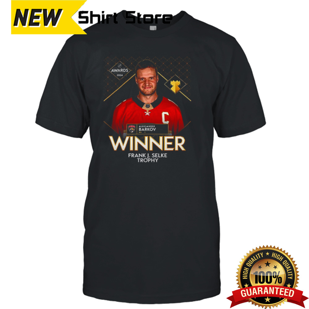 Aleksander Barkov Is The Winner Of The Frank J. Selke Trophy NHL Awards 2024 shirt