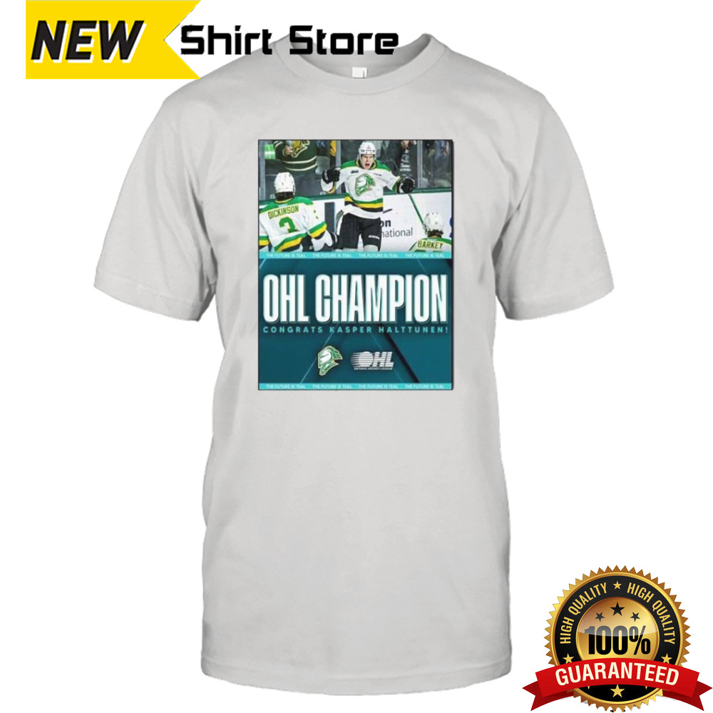 Alttunen And The London Knights On Winning The Ohl Championship Poster T-Shirt