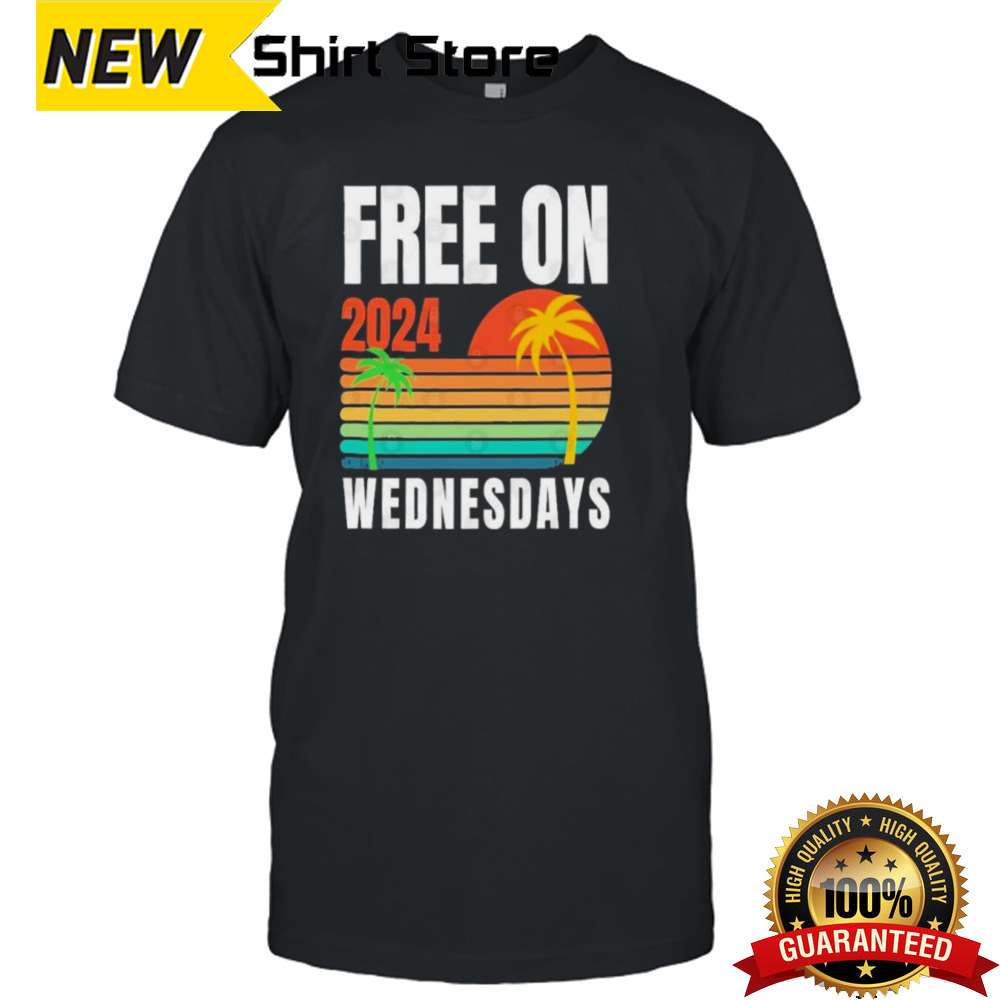 Biden Free on Wednesdays Vintage Retro shirt