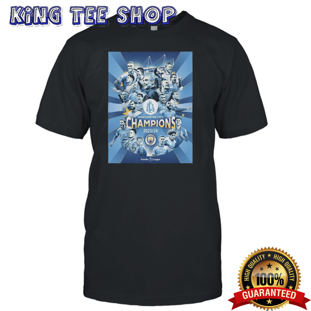 Congrats Manchester City Champions Premier League 2023-2024 Man City Champions T-Shirt