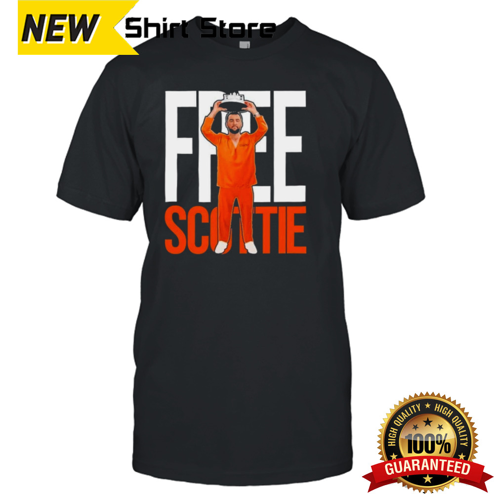 Free Scottie The Champ In Orange T-Shirt