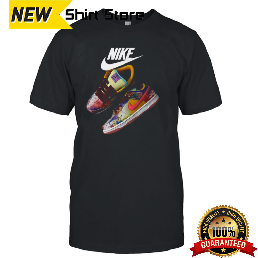 Futura x Nike SB Dunk Low F&F Releasing In 2024 Unisex Sneaker T-Shirt