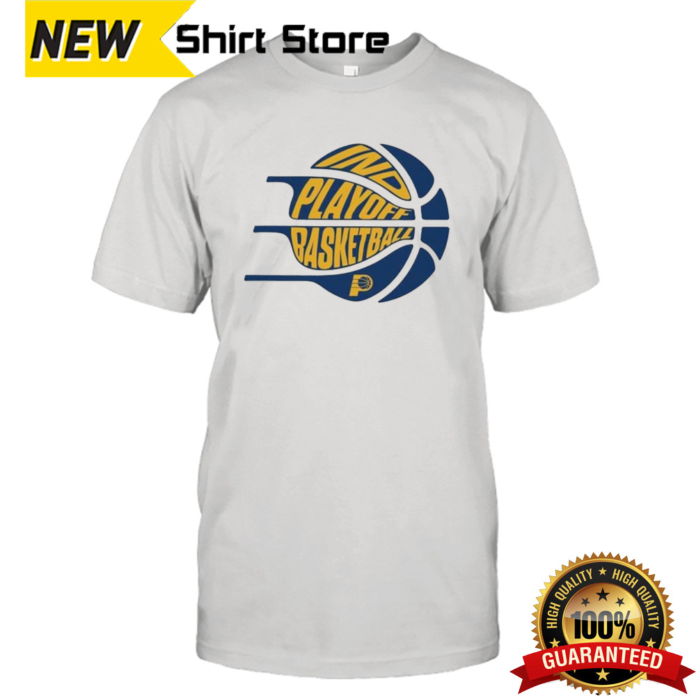 Indiana Pacers 2024 NBA Playoffs Game 6 Gold Out T-Shirt