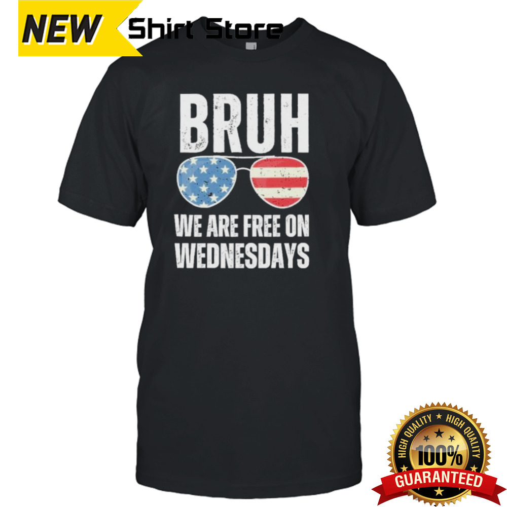 Official Bruh We Free On Wednesday Joe Biden Shirt