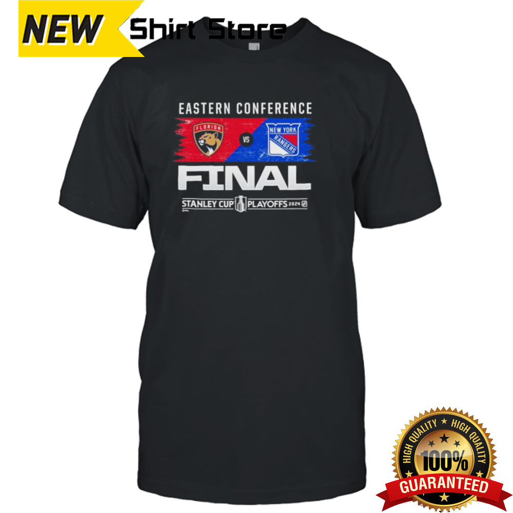 Official Eastern Conference Finals Florida Panthers vs. New York Rangers 2024 Matchup shirt