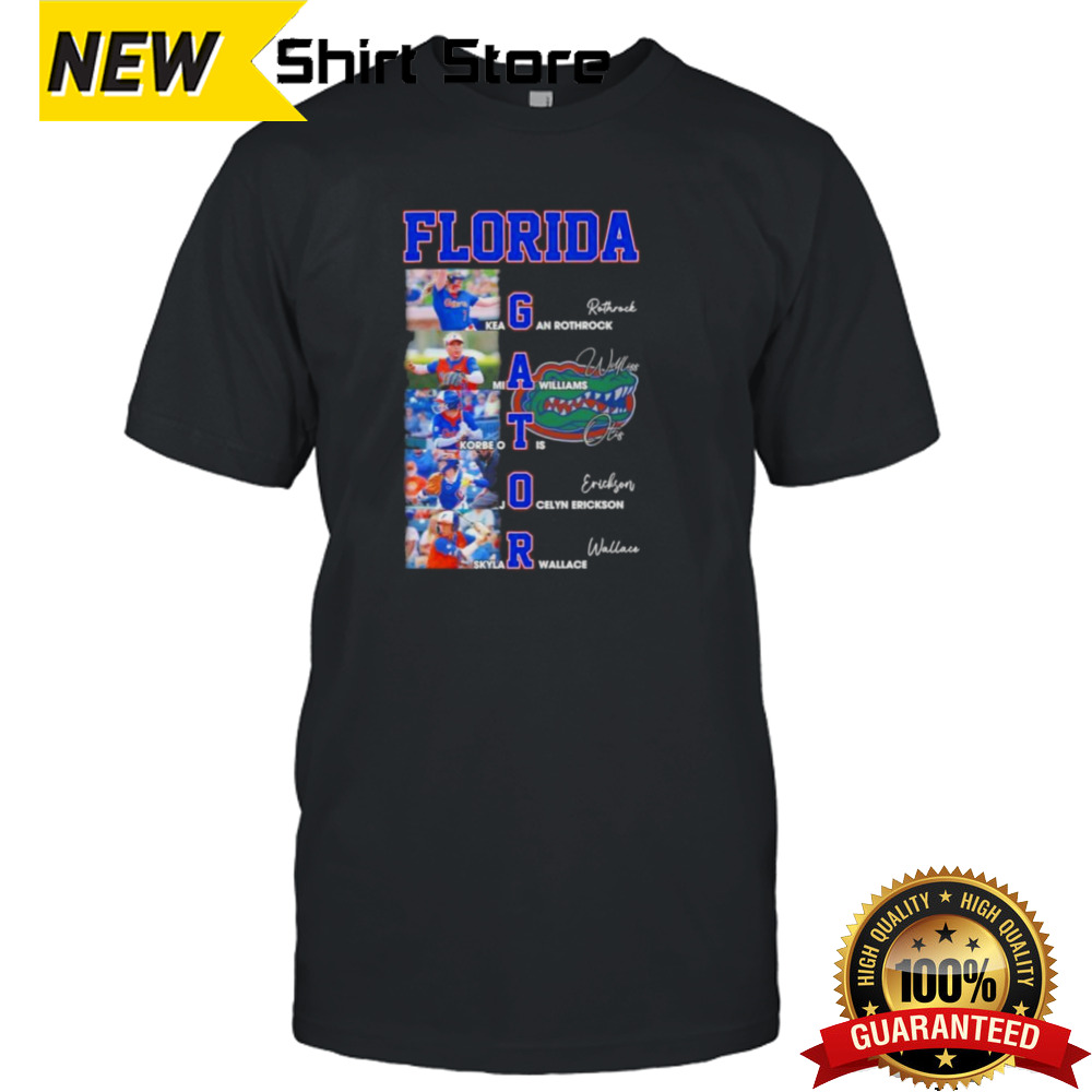 Official Florida Gators Softball Team Players 2024 Signature Shirt