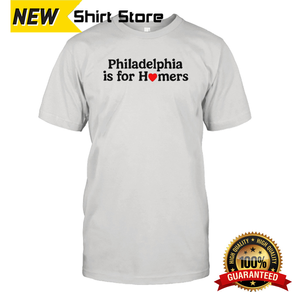 Alec Bohm wearing Philadelphia is for Homers shirt