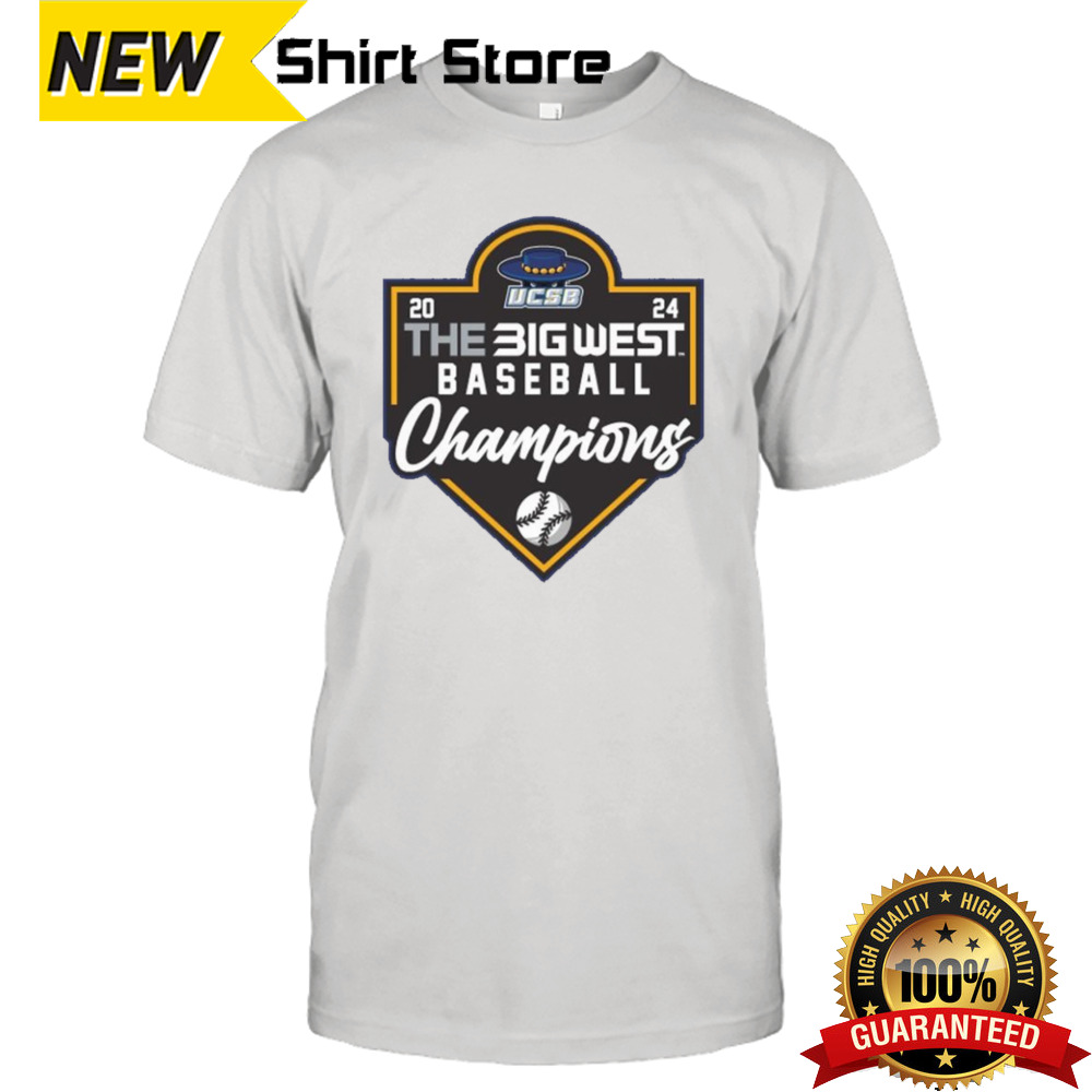 Big West Baseball UC Santa Barbara Champions 2024 shirt